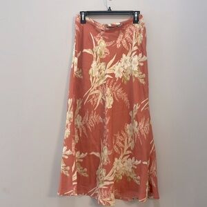 Liz Claiborne Floral Skirt Y2K Vintage Boho Midi A-line Skirt Women’s 14